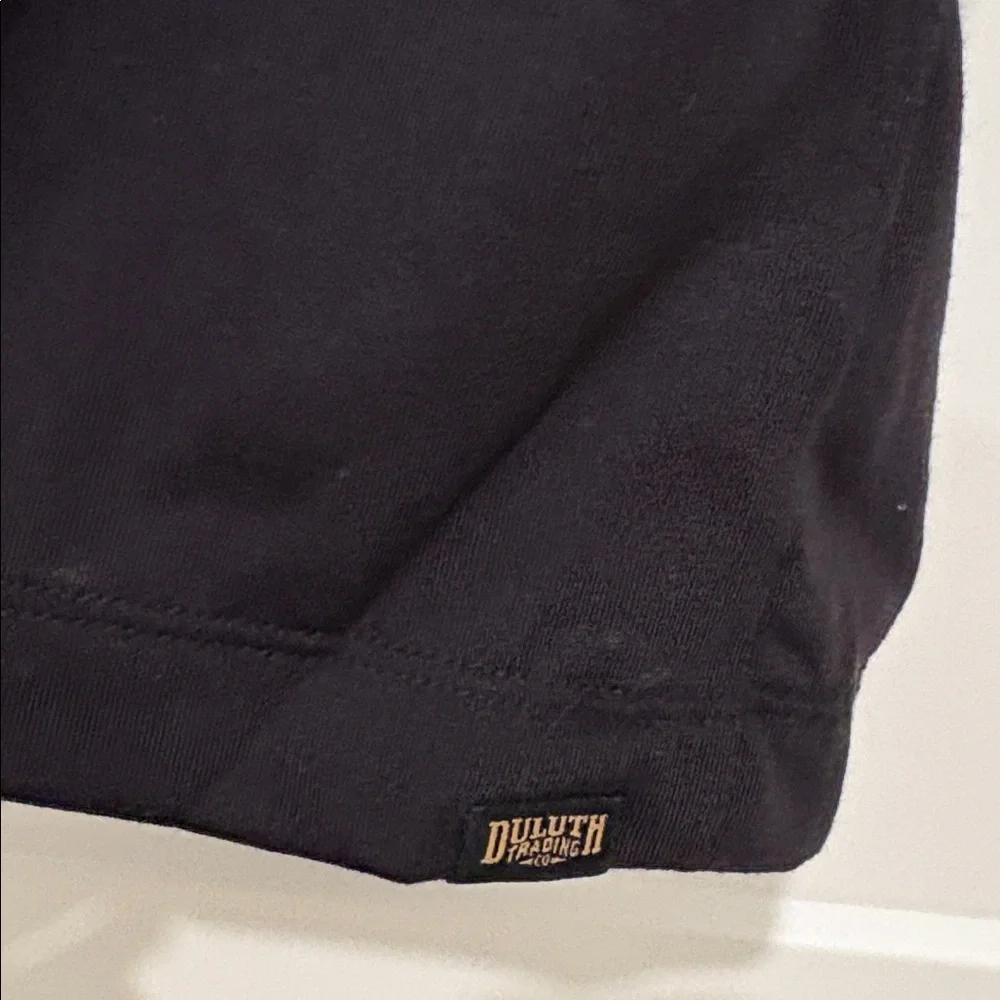 NWT [Duluth Trading Co] Dry on the Fly Relaxed Fit Black Polo Mens Large - Picture 11 of 13